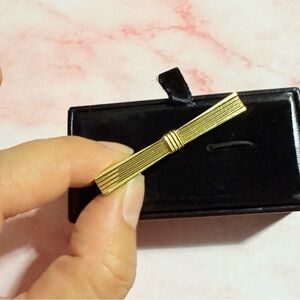 Givenchy Gold plated Tie Clip with box